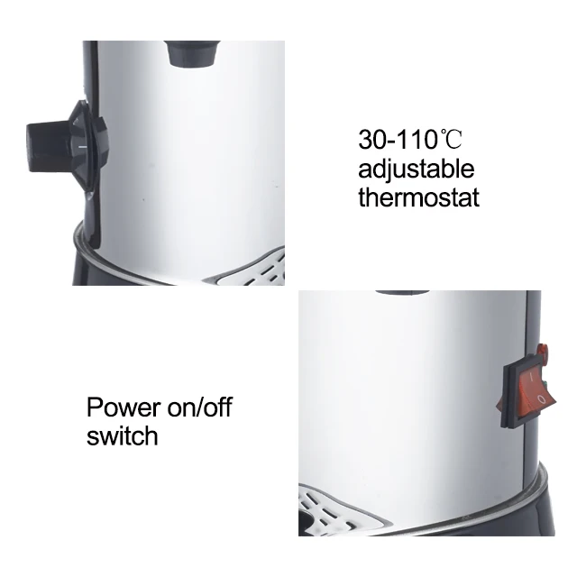 Drinking Hot Water Double Taps Boiler Digital Stainless Steel Warm Milk 20 Liter Electric Bottle Remote Control 2000 230 CN;GUA