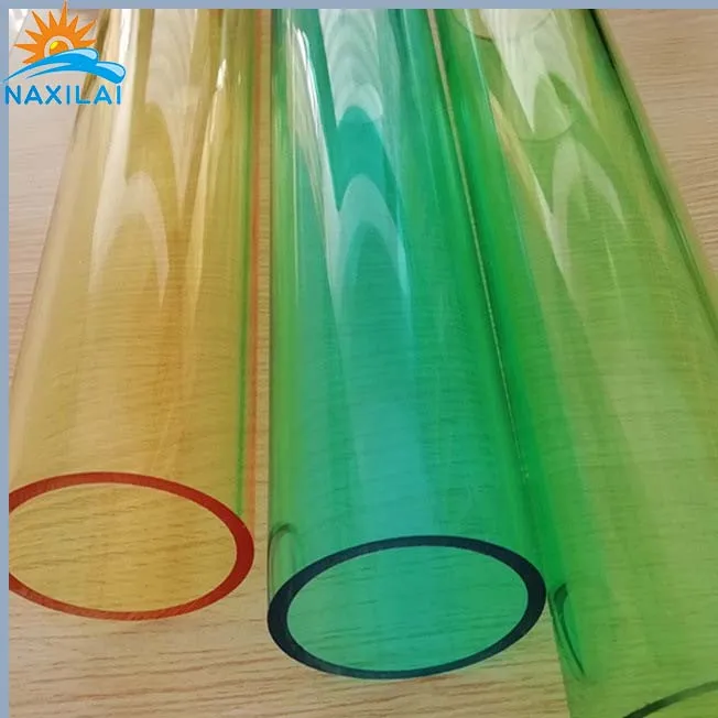 NAXILAI colored / transparent polycarbonate tubes od25.4mm polycarbonate tube thick