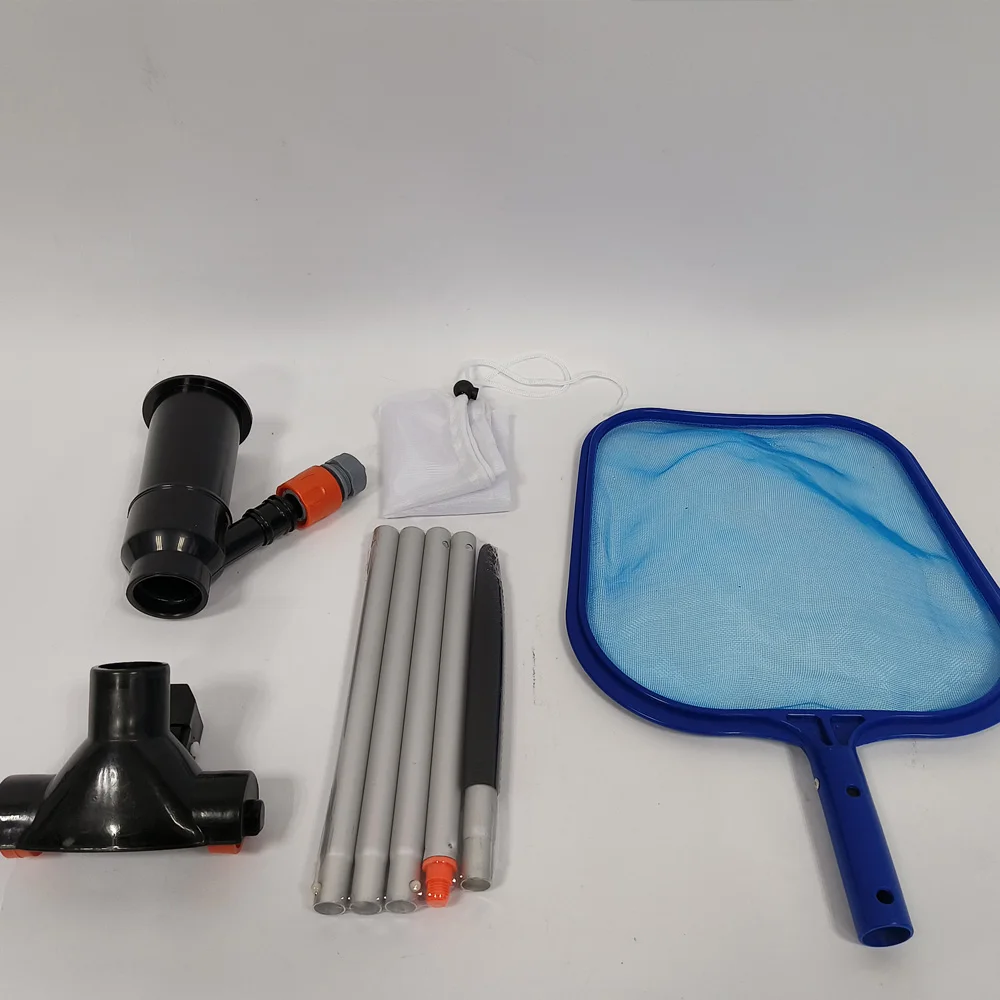 Очиститель всасывающая головка набор с 5 секционными полюсами 48 дюймов/120 см и стандартным скиммером для листьев