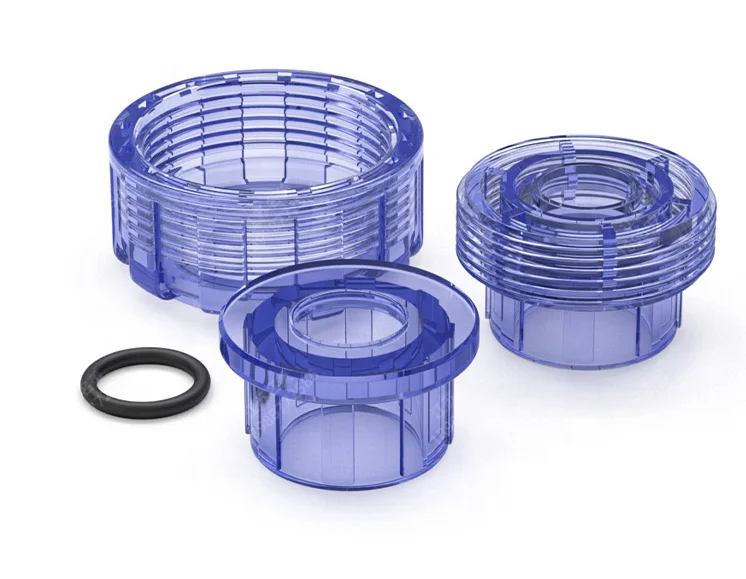 Transparent UPVC pipe fittings Transparent UPVC pipe Union  DN15-DN50