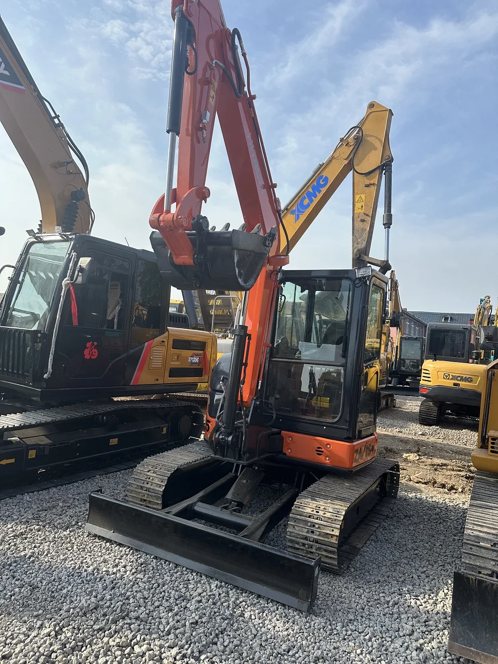 HITACHI ZX 55 Used Digger  5.5 ton Mini second-hand Hitachi  ZX 55 hydraulic excavators With Low Price