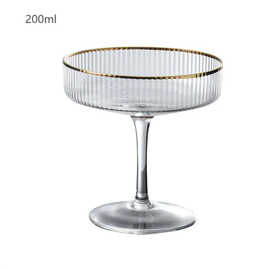 Creative Cocktail Glasses Unique Martini Glass Best Selling Products in Usa Wedding Party Bar Contemporary Transparent Clear