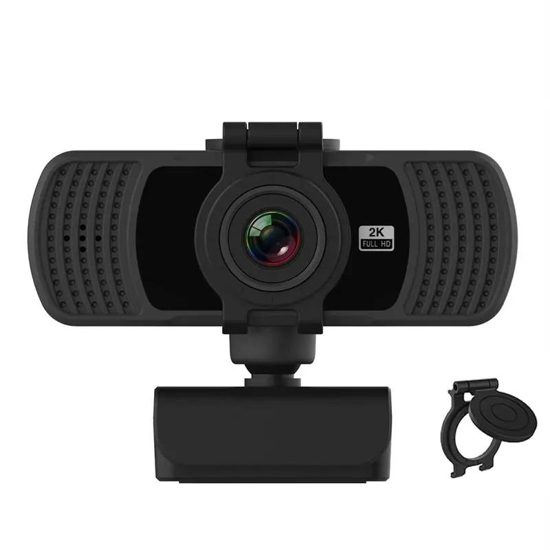 Веб-камера 2K автофокусом USB камеры Full HD с возможностью погружения на глубину до с микрофоном для Mac ноутбука компьютера мобильного телефона в реальном времени работы Конференции веб-камера