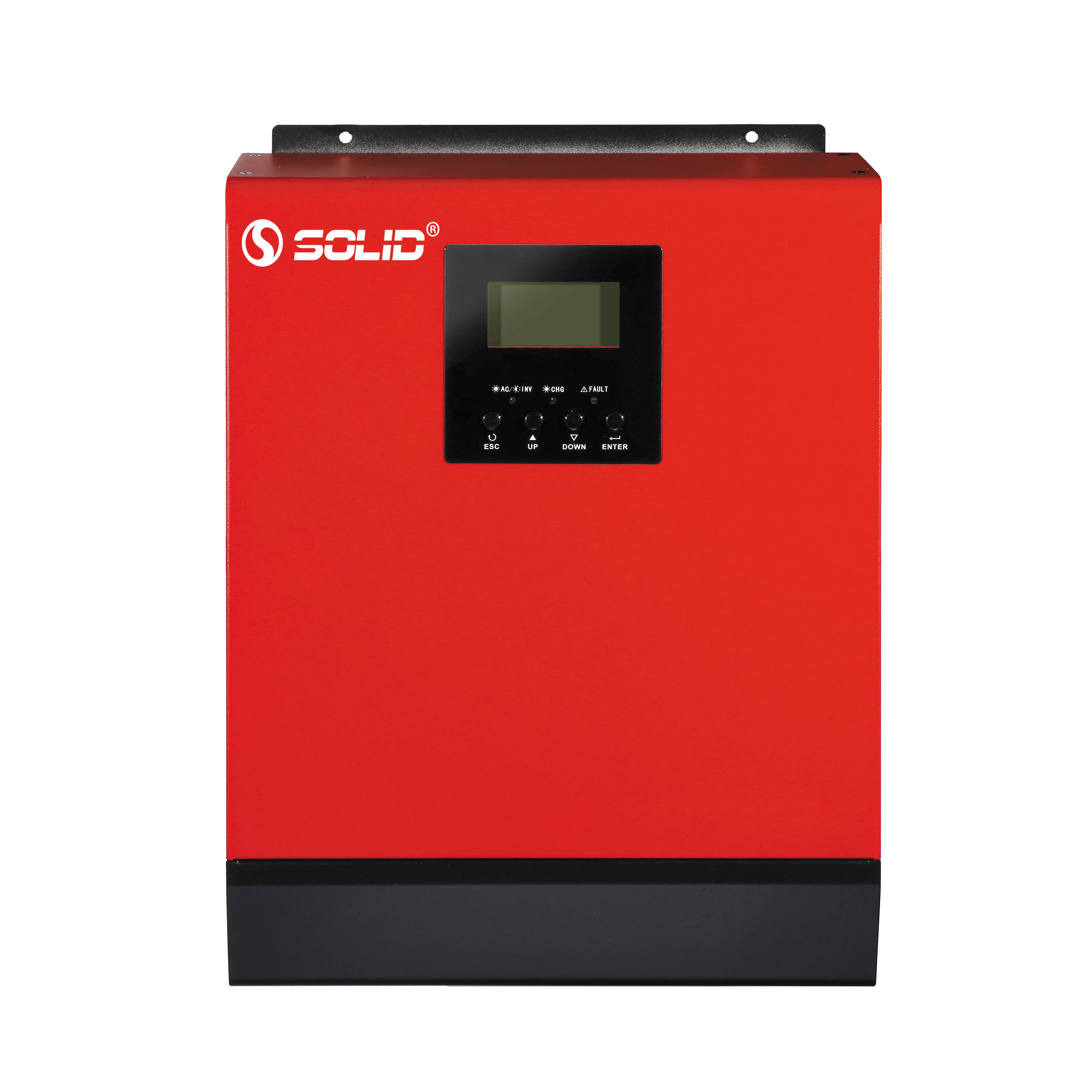 SOLID 3KW 24V 220V 230V Solar Inverter 3KVA Off Grid hybrid solar inverter with 50A PWM Controller For Solar System