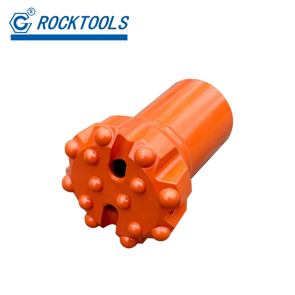 Drill tools 76mm 89mm T45 thread hard rock button bit