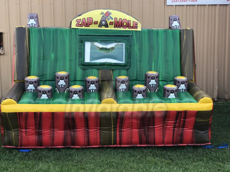 Commercial Whack A Mole IPS Challenge Battle Arcade Games Inflatable Zap A Mole Carnival Interactive Games