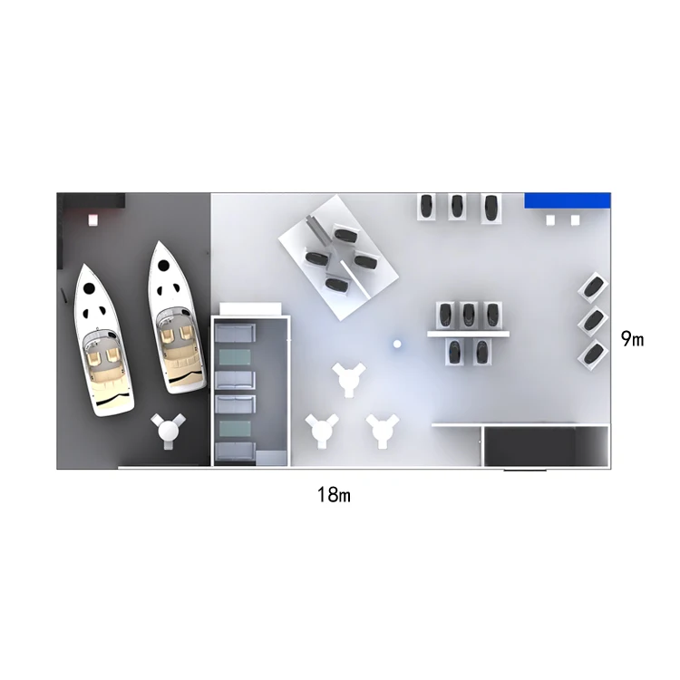 Izexpo TradeShow Booth 30min Easy Build 10X20 Fashion Design Exhibition Booth Custom Led Backdrop Display Stand Exhibition Booth