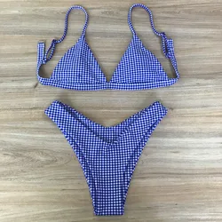 Cikini 2021 Swimwear Women Bandage Thong Brazilian Bikini