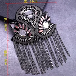Price for 1 piece,brooch breastpin tassels shoulder board flash patch badges applique patch for clothing N4
