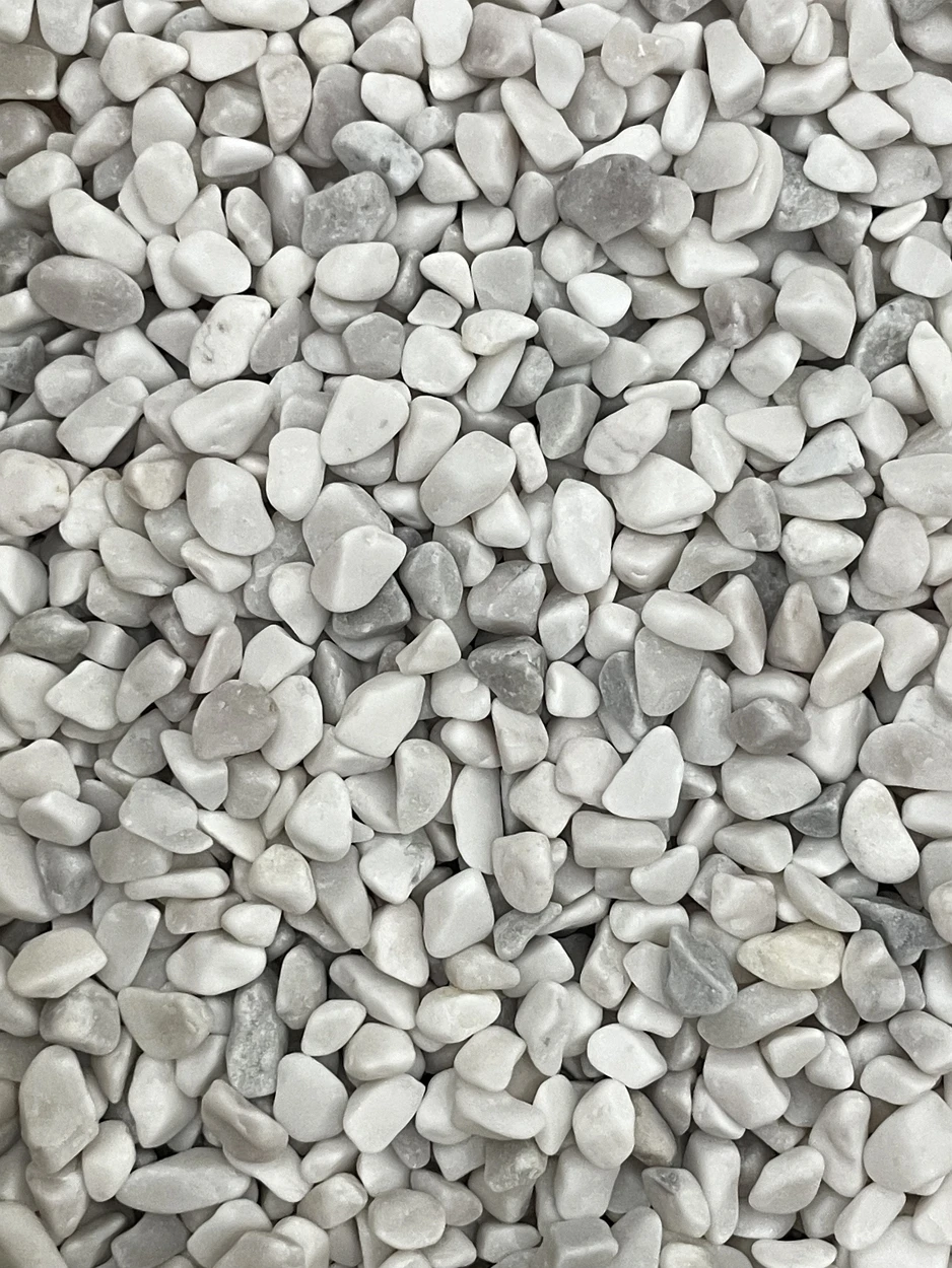 Tons Of Rough Unpolished Marble Stone Tumble Cobble Decoration White Pebbles Stones Gravel Rocks White Bag