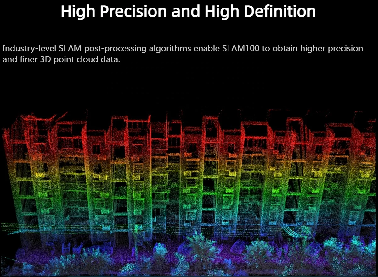 SLAM100 Handheld 3D Laser Scanner 360 degrees LiDAR Camera For UAV Survey Geology Mapping Sensor Module Lidar Scanner