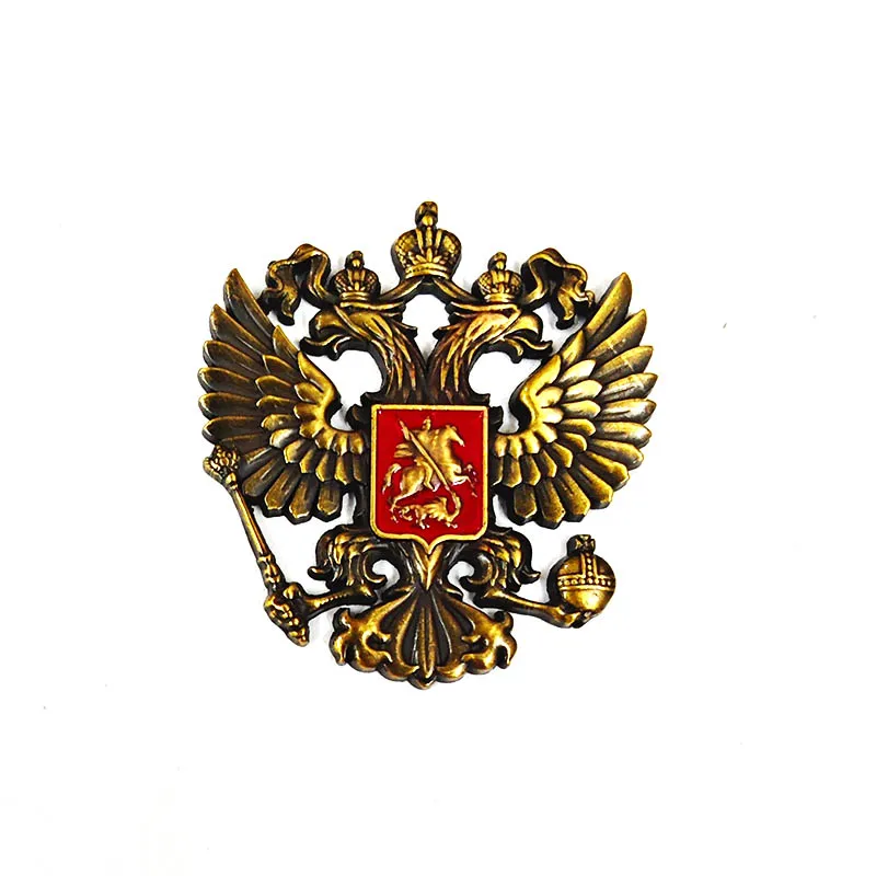 Патриотизм русский Национальный день полимерный изготовленный на заказ быстрый прототип SLA 3D блестящая эмалированная булавка брошь Россия тарелка