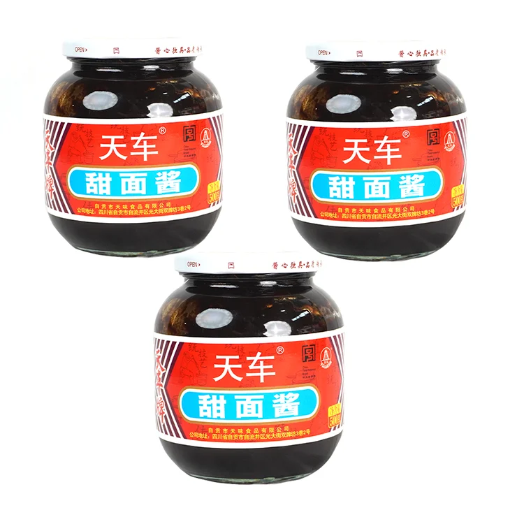 Chineae hot sale Sauce Sweet Flour Paste Zhou black duck sweet sauce