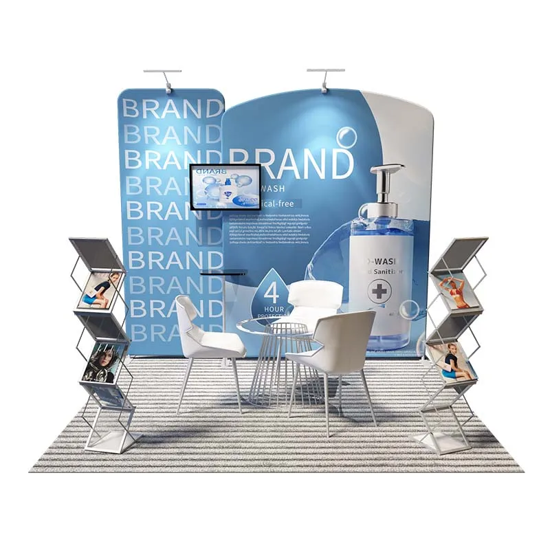 OEM Custom Fast Easy Setup Modular Flexible Quick Exhibition Stands Displays Booth Stands For New Product Launch Or Event