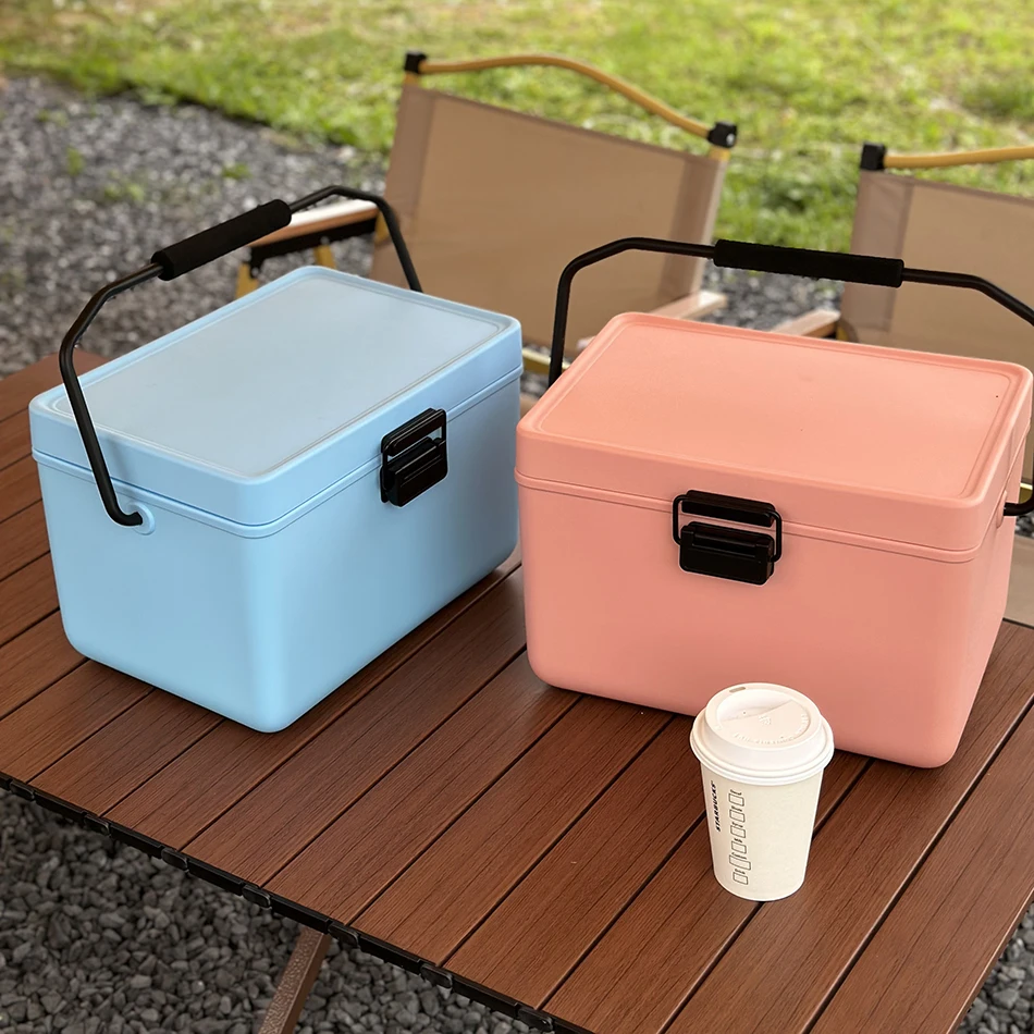 Aji Vaccine Party Custom Thermal Bag Food Delivery Catering  Wheels And Handle Metal Corona Foam Ice Cooler Box