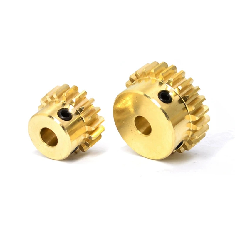 Copper Gear Custom Pinion Machining Cylindrical Hard Head CNC Mechanical Table Gear