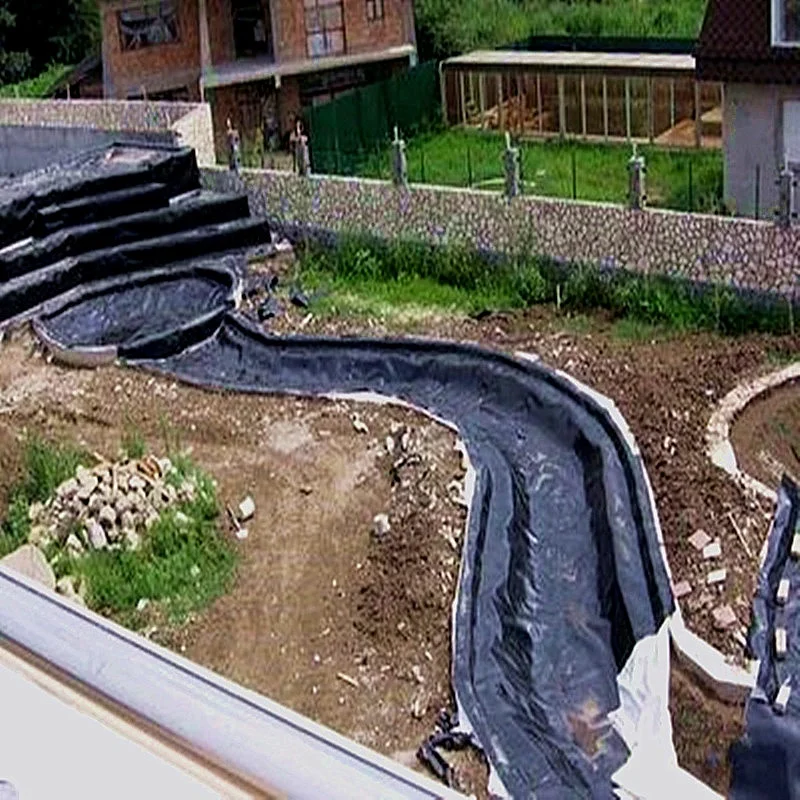 Custom 2m-8m Exposed Roofing Membrane EPDM Waterproofing Rubber Sheet for Flat Roof