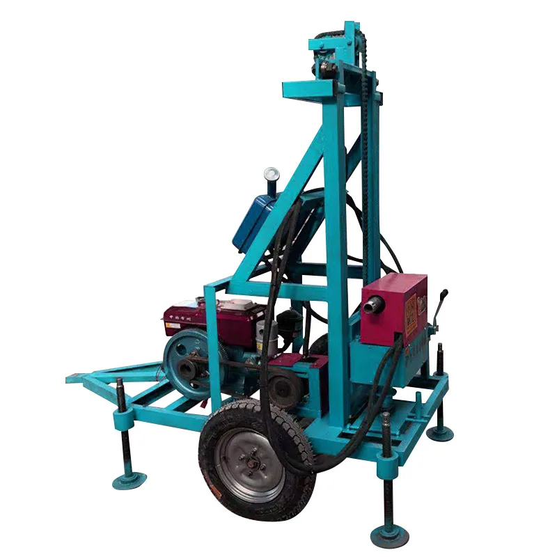  Hot Product HF150D Portable Hydraulic Diesel 150m Deep Water Bore Well Drilling Rig For
