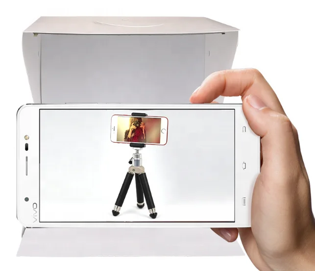 Kaliou 30cm Folding Mini Photograph USB LED Light Soft Box Photo Studio for DSLR Digital Video Camera