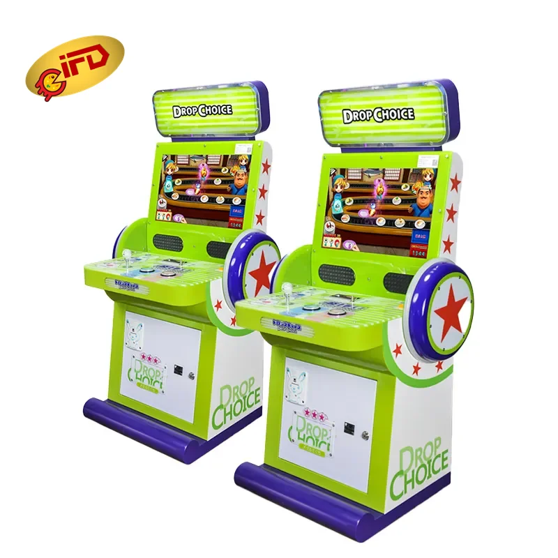 IFD  22 Inch Led Video Game Console Coin Operated Drop Choice Arcade Upright Game Machine Standalone Game Console