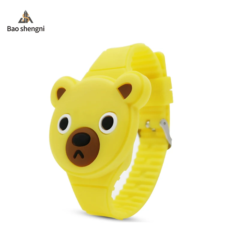 Cute Child  Animal Cartoon Kids Watch LED Silicone Digital Wrist Watch Kids Gifts Cheap Toy Watch