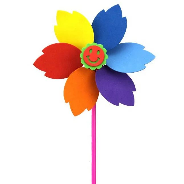 DIY эва искусство ручной работы Вечеринка ветряная мельница Спиннер украшение детские игрушки