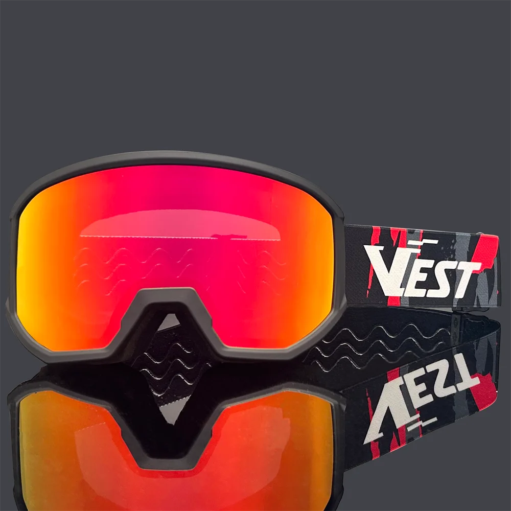 Custom Ski Snowboard Goggles For Men Women OTG Snow Goggles Anti Fog UV Protection Ski Glasses