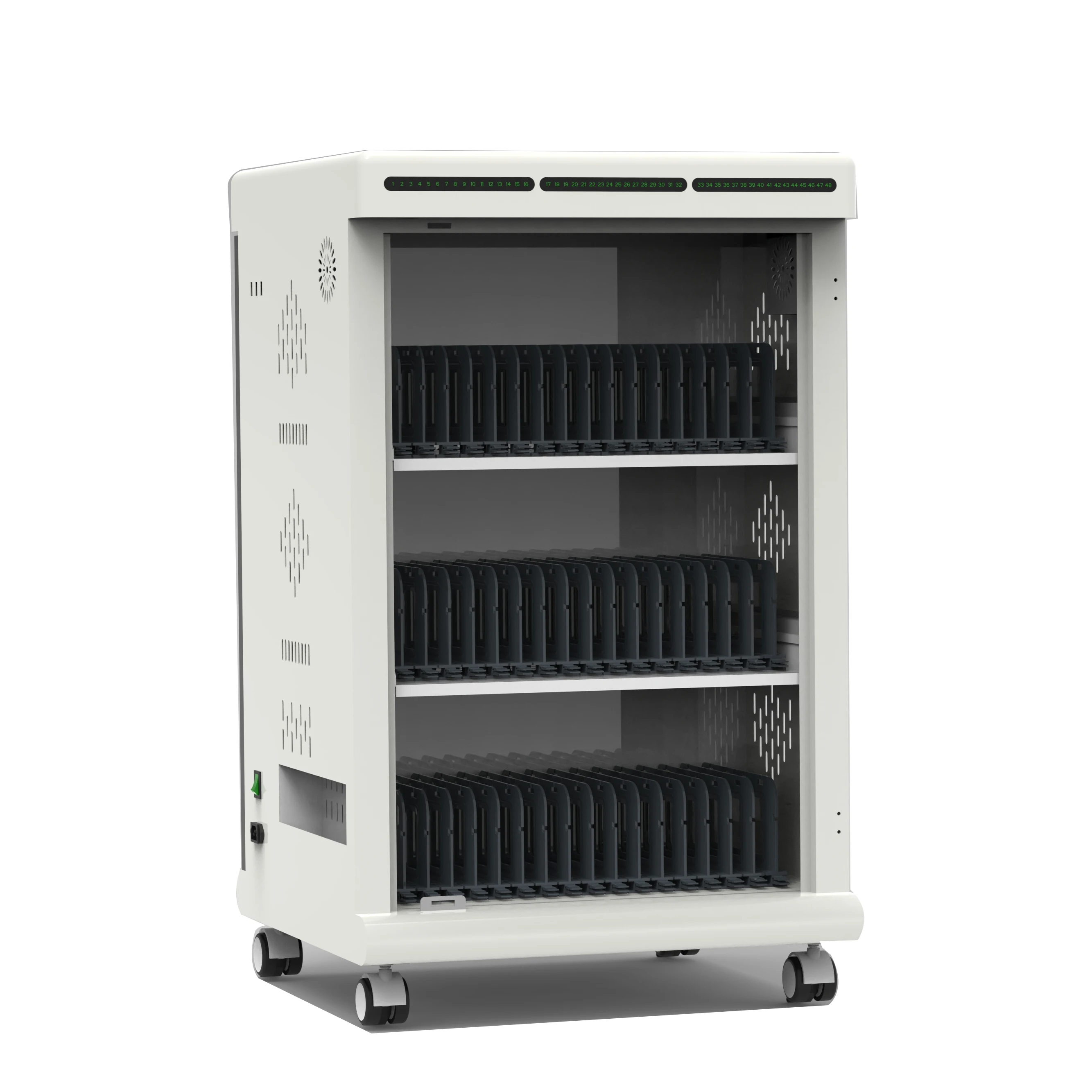 Custom tablet computer storage car mobile phone charging cabinet disinfection cart