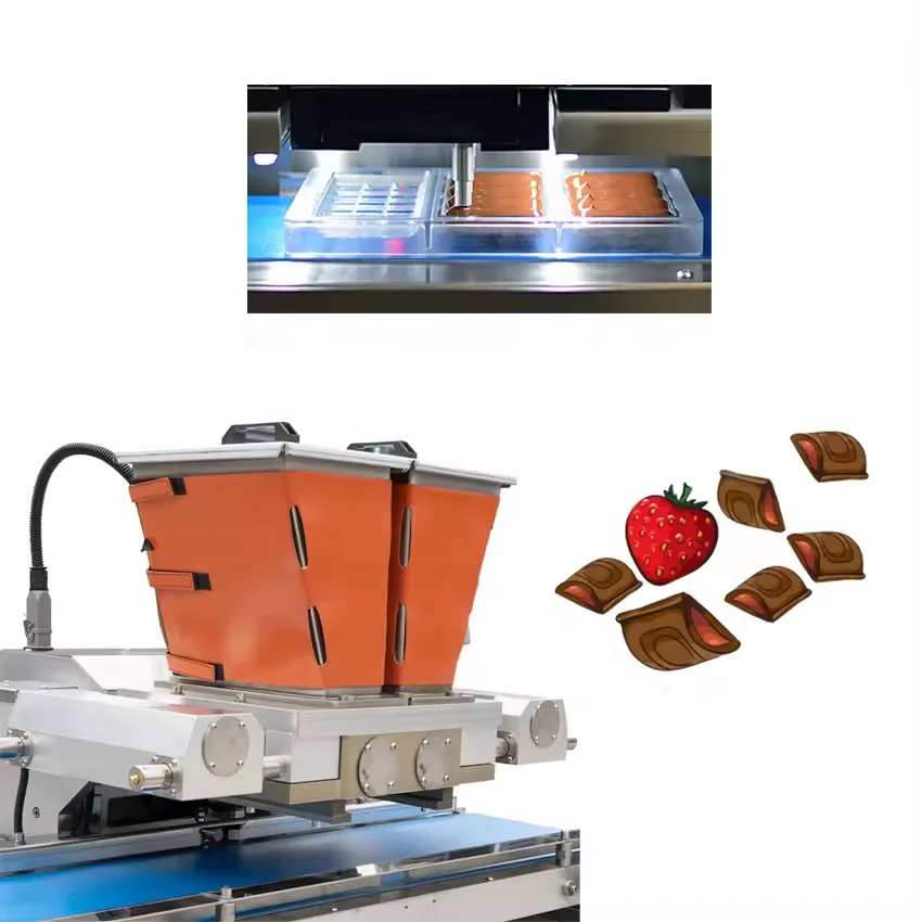 Automatic chocolate making machine one shot chocolate depositor chocolate bar machine