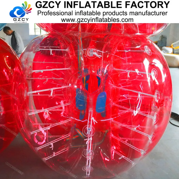 Factory durable futbol burbuja human bubble ball adults body zorb cheap bumper ball inflatable ball
