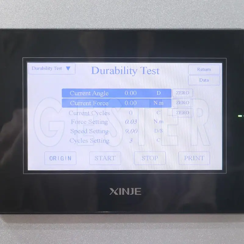 ASTM D2061 Fabric Zipper Rotation Testing Machine