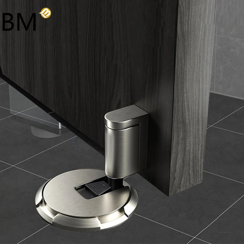 Wind resistance  Brushed nickel Zinc alloy Mechanical flush door door holder stopper
