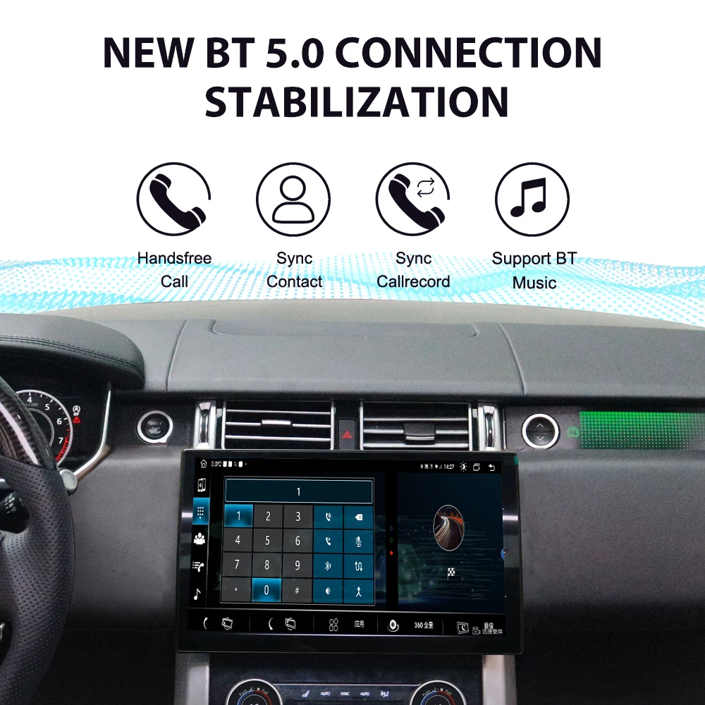 ZWNAV 13.3 Inch Carplay For Land Rover Sport 2013-2017 Car Radio GPS Navigation Multimedia Video Player Car Stereo Head Unit