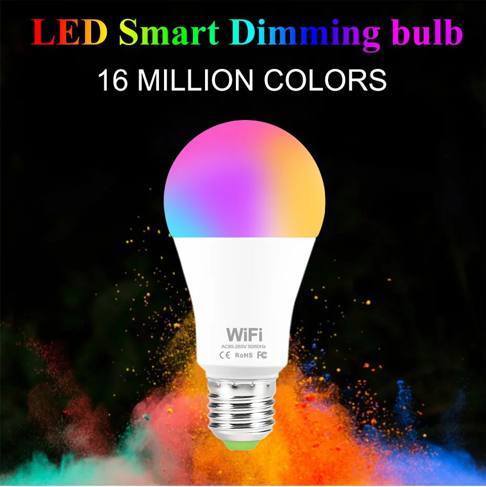 
Chaoran High Quality IFTTT Smart Home Smart WiFfi RGB Bulbs 240V Google Home Led Bulbs 