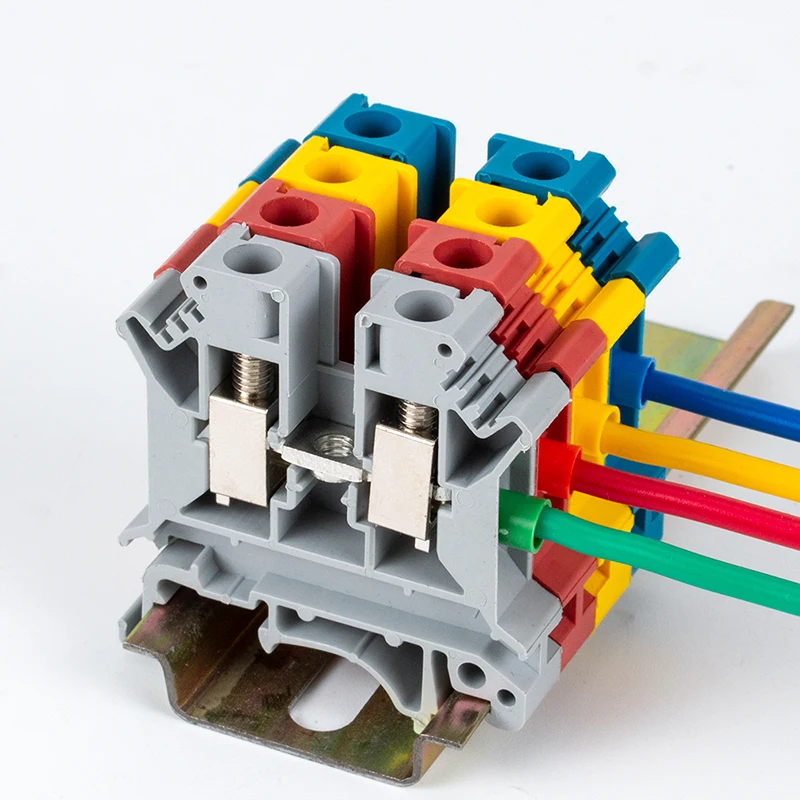 UK 6N Modular Terminal Block 0.2-6mm Din Rail Connector