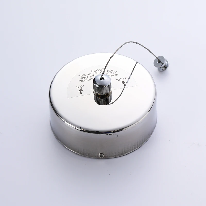 Indoor Stainless Steel Polish Finished Round Retractable Clothesline