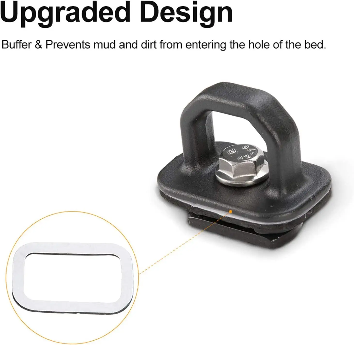 Sanmeng Tie Down Anchors Truck Bed Side Wall Anchors  Fit for Silverado/Colorado/Sierra/Canyon