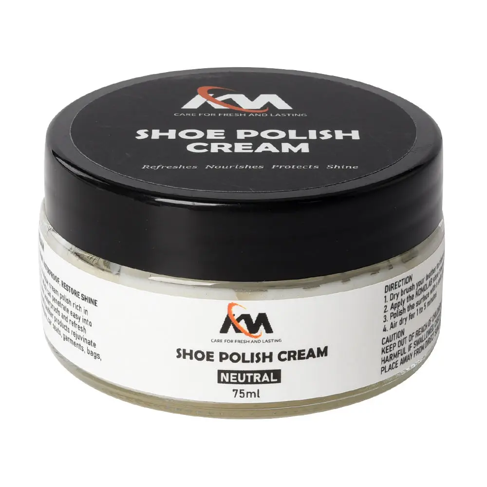 Km New Neutral Waterproof Leather Balm Shoe Polish,Hoe Care Shine Shoe Cream