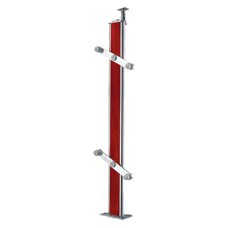 Hot selling customized interior frameless design 201/304/314 Stainless Steel guardrail glass stair railing handrail