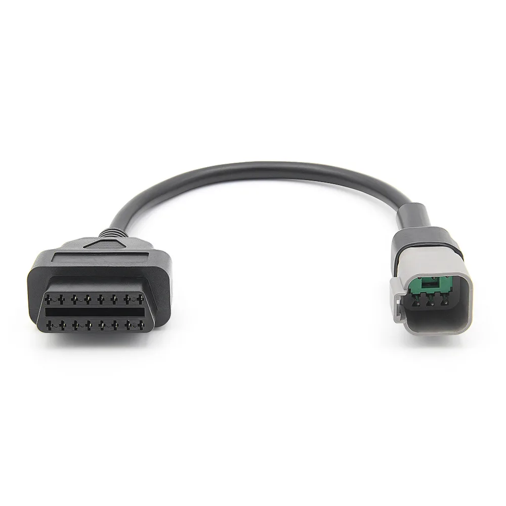 6Pin Male To 16PIN Female OBD2 Diagnostic Adapter Cable For Bombardier For BRP 6PIN ATV UTV Motorcycles Connector Line