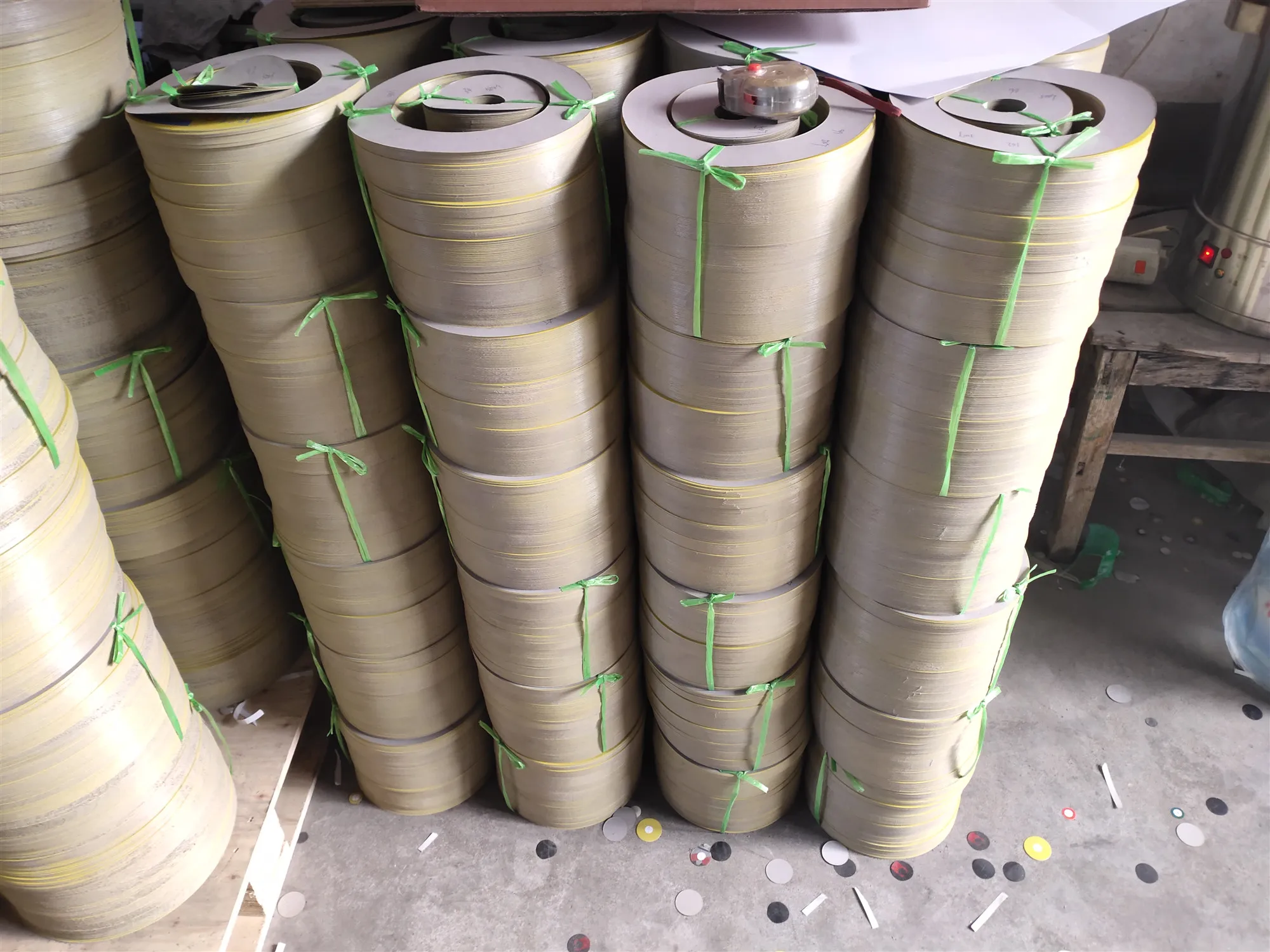 Custom cheap chrome black paper for abrasives grinding cutting wheel labels