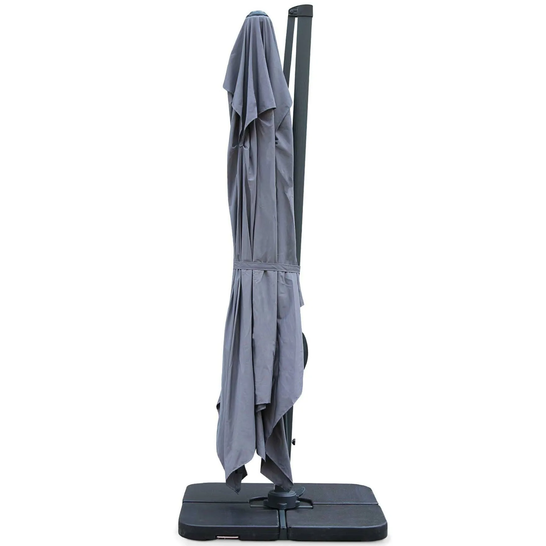 Factory direct sales of high quality 3x4M  waterproof aluminum offset square cantilever outdoor roma hanging umbrella