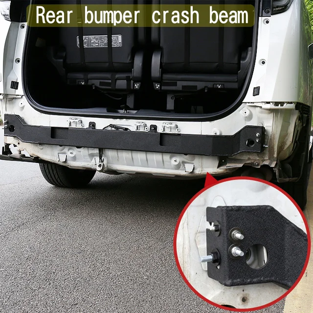 Modification of REAR Bumper anti-collision steel beam for 30 series Alphard Vellfire & Lexus LM