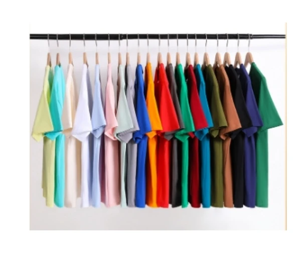 Wholesale 180 Gsm Cotton T Shirt High Quality 100% Cotton Blank Oversized Tshirt For Men