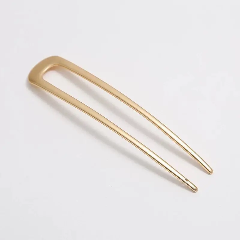 
Simple U Shape Hair Clips Bobby Pins for Women Girls Bride Hair Styling Accessories Black Gold Hairpins Metal Barrettes 
