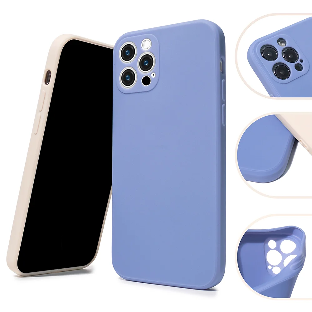 Matte Soft Tpu Silicone Shockproof Mobile Phone Case For iPhone 11 12 13 pro max rubber forest case for iPhone 14 X/XS MAX case