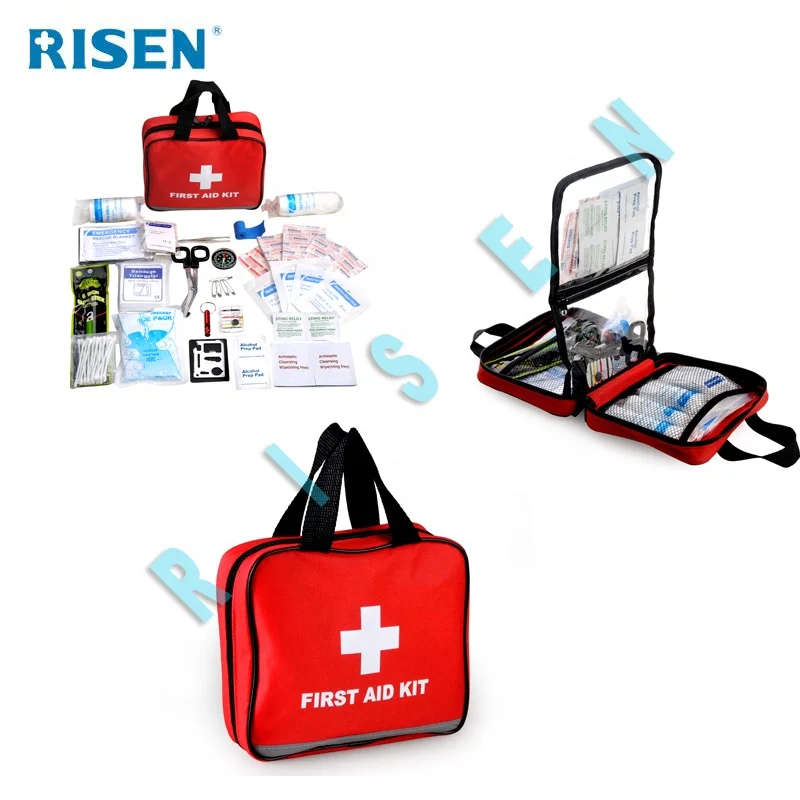 
Risen 100 Pieces Office Home Outdoor China Industrial First Aid Kit For Workplace 
