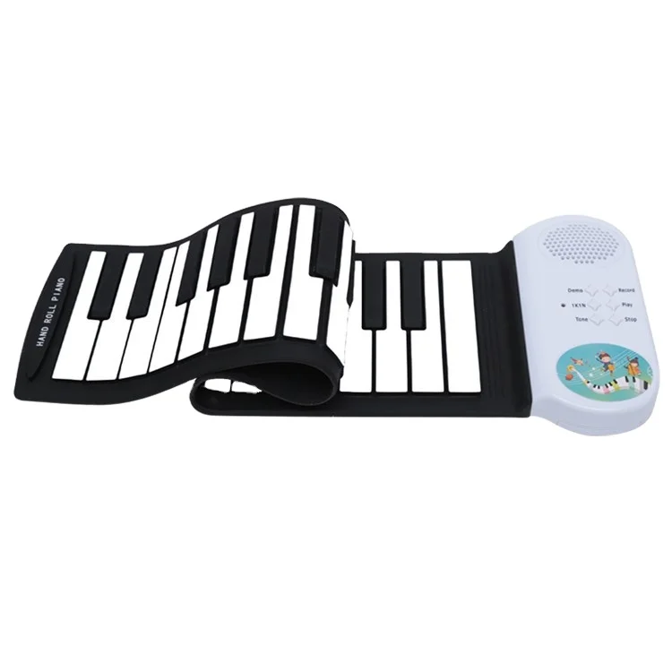 2021 new trending products innovative promotion toy 37 keys hand roll piano portable keyboard