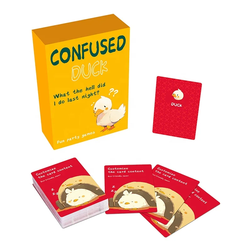 Factory CUSTOM CARD interactive board game sets including a full set of game cards and accessories