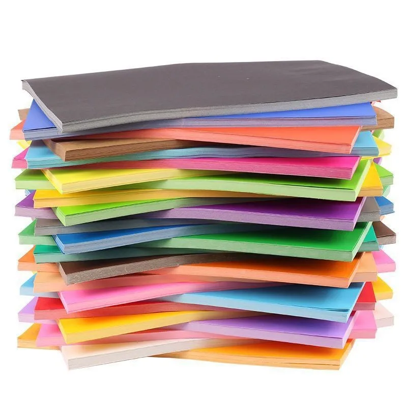 A4 size 30sheets 250gsm Double Color Origami Paper Custom Size Square Colorful Paper For Diy Crafts Paper